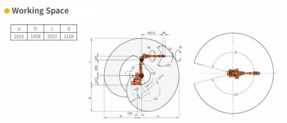 Промышленный робот серии SA SA1400